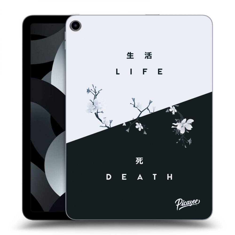 Picasee Schwarze Silikonhülle für Apple iPad 10,9" 2022 (10.generace) - Life - Death