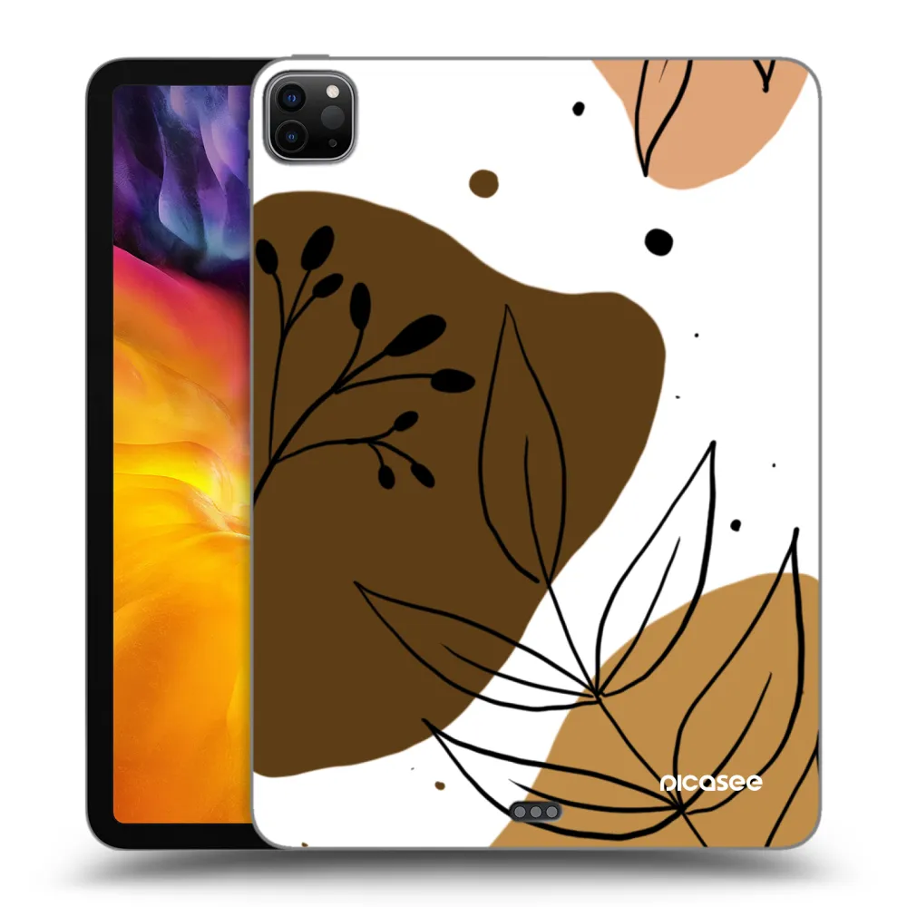 Picasee Schwarze Silikonhülle für Apple iPad Pro 11" 2022 M2 (4.generace) - Boho style