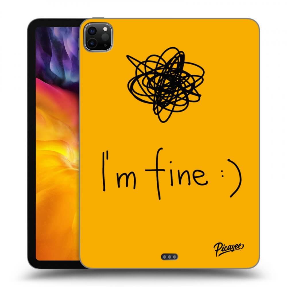 Picasee transparente Silikonhülle für Apple iPad Pro 11" 2022 M2 (4.generace) - I am fine
