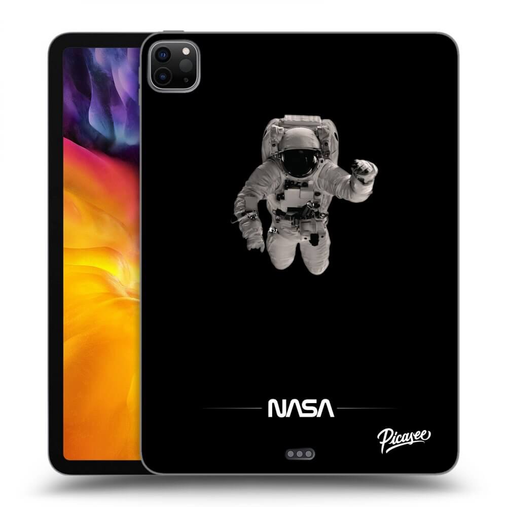 Picasee Schwarze Silikonhülle für Apple iPad Pro 11" 2022 M2 (4.generace) - Astronaut Minimal