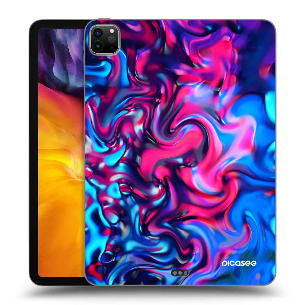 Picasee Schwarze Silikonhülle für Apple iPad Pro 11" 2022 M2 (4.generace) - Redlight