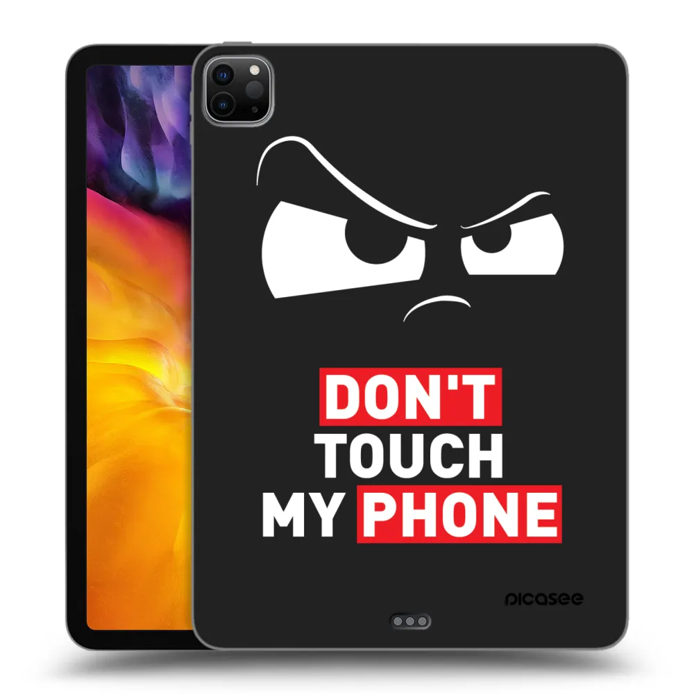 Picasee Schwarze Silikonhülle für Apple iPad Pro 11" 2022 M2 (4.generace) - Cloudy Eye - Transparent