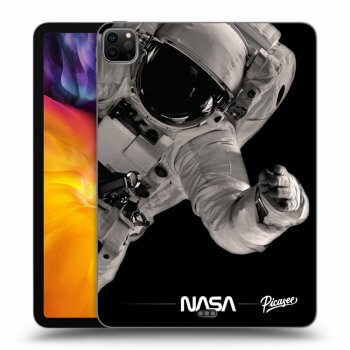 Picasee Schwarze Silikonhülle für Apple iPad Pro 11" 2022 M2 (4.generace) - Astronaut Big