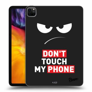 Picasee Schwarze Silikonhülle für Apple iPad Pro 11" 2022 M2 (4.generace) - Angry Eyes - Transparent