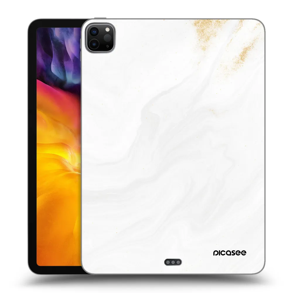 Picasee Schwarze Silikonhülle für Apple iPad Pro 11" 2022 M2 (4.generace) - White