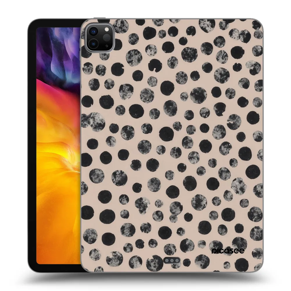 Picasee Schwarze Silikonhülle für Apple iPad Pro 11" 2022 M2 (4.generace) - Dots