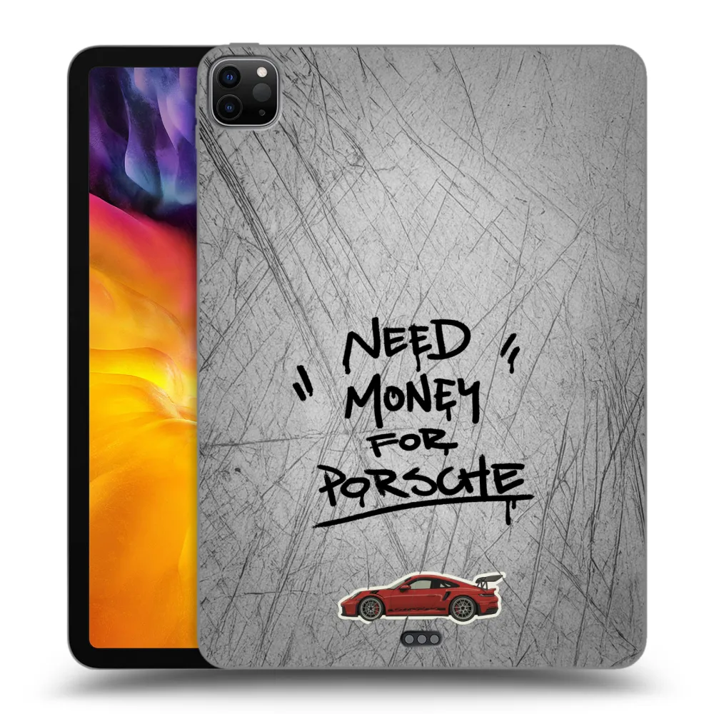 Picasee Schwarze Silikonhülle für Apple iPad Pro 11" 2022 M2 (4.generace) - Grey Drift