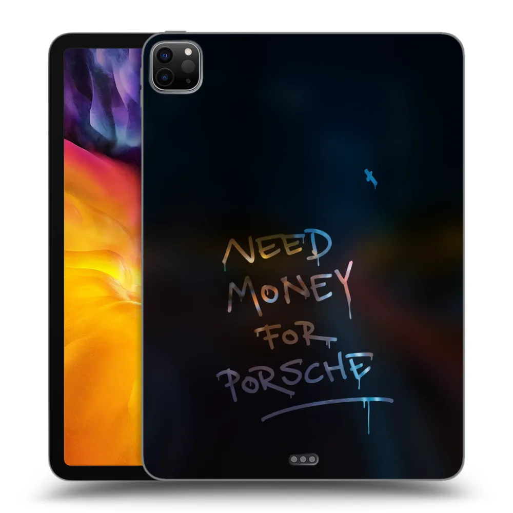 Picasee Schwarze Silikonhülle für Apple iPad Pro 11" 2022 M2 (4.generace) - Neon Nights