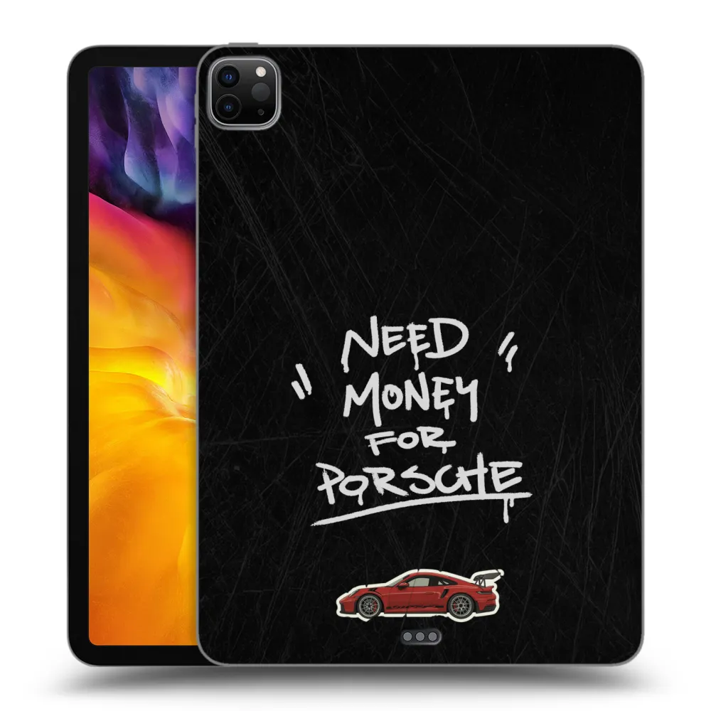 Picasee Schwarze Silikonhülle für Apple iPad Pro 11" 2022 M2 (4.generace) - Dark Racer