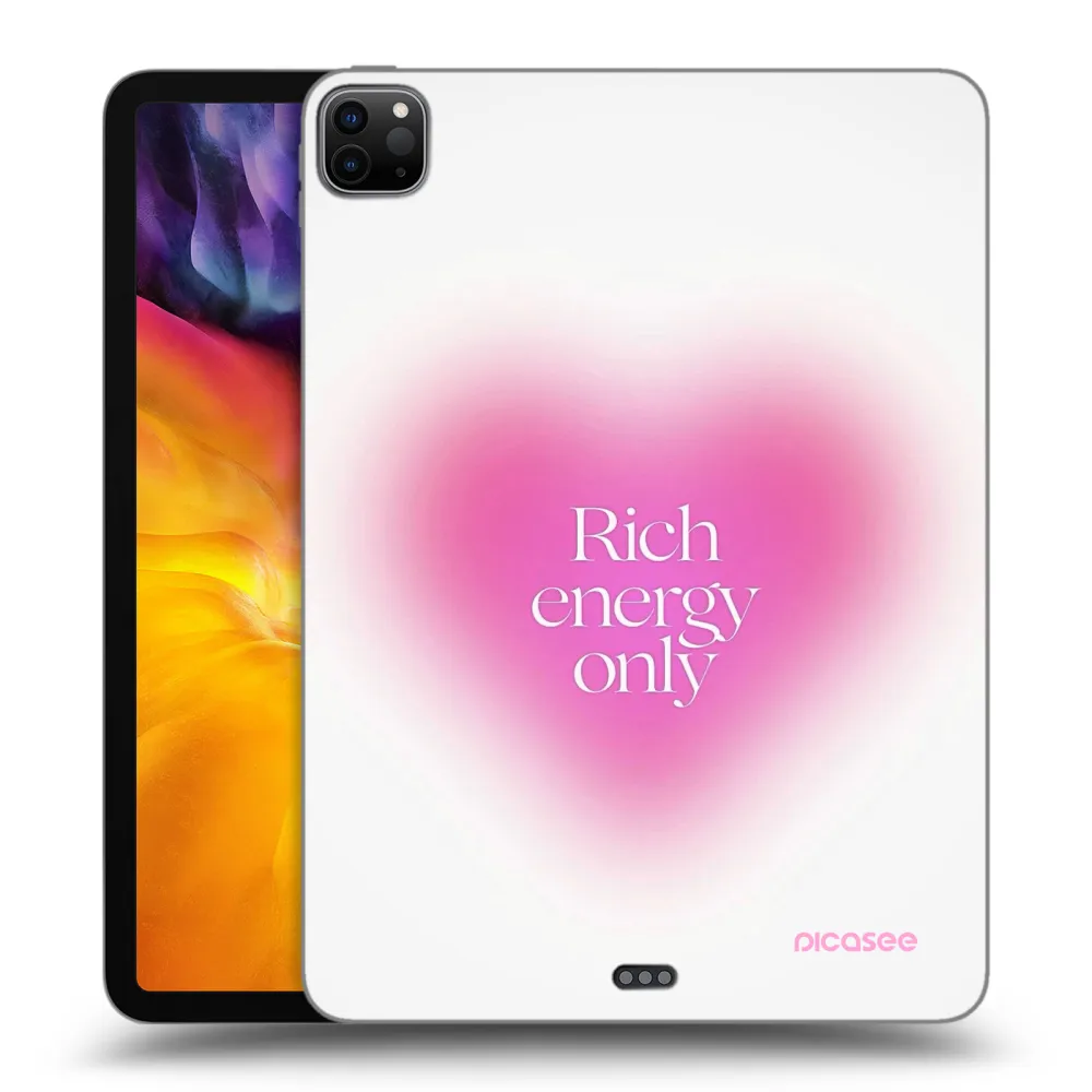 Picasee Schwarze Silikonhülle für Apple iPad Pro 11" 2022 M2 (4.generace) - Rich Energy