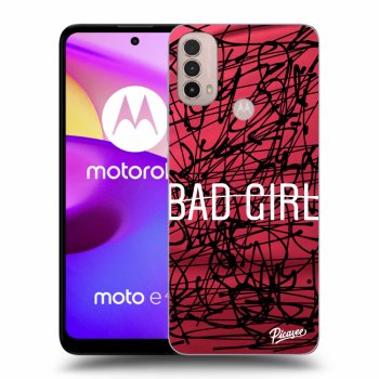 Picasee Motorola Moto E40 Hülle - Schwarzes Silikon - Bad girl