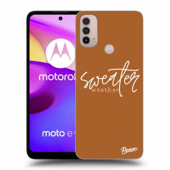 Hülle für Motorola Moto E40 - Sweater weather