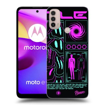 Picasee Motorola Moto E40 Hülle - Schwarzes Silikon - HYPE SMILE