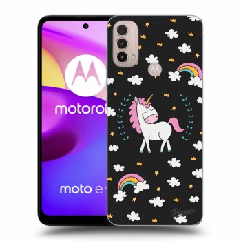 Hülle für Motorola Moto E40 - Unicorn star heaven