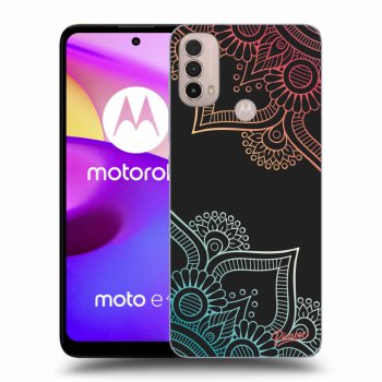 Hülle für Motorola Moto E40 - Flowers pattern