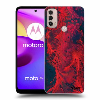 Hülle für Motorola Moto E40 - Organic red