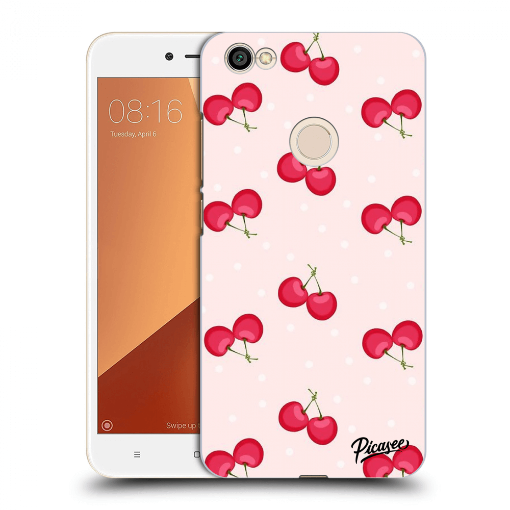 Picasee Xiaomi Redmi Note 5A Global Hülle - Transparentes Silikon - Cherries