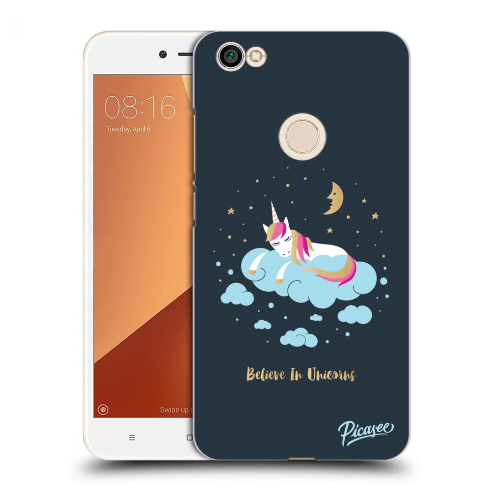 Picasee Xiaomi Redmi Note 5A Global Hülle - Transparentes Silikon - Believe In Unicorns