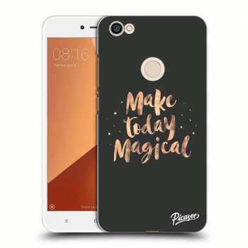 Picasee Xiaomi Redmi Note 5A Global Hülle - Transparentes Silikon - Make today Magical