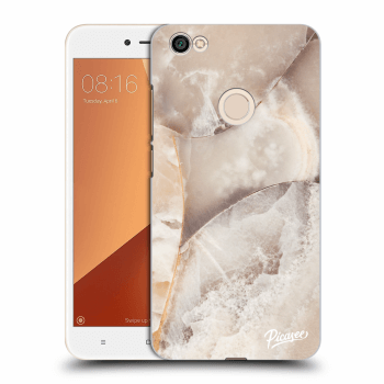 Picasee Xiaomi Redmi Note 5A Global Hülle - Transparenter Kunststoff - Cream marble