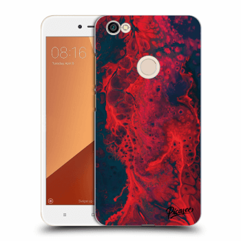 Picasee Xiaomi Redmi Note 5A Global Hülle - Transparentes Silikon - Organic red
