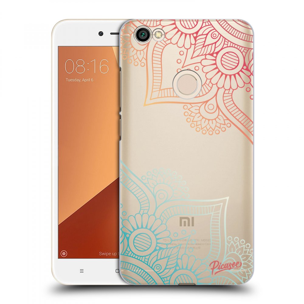 Picasee Xiaomi Redmi Note 5A Global Hülle - Transparenter Kunststoff - Flowers pattern