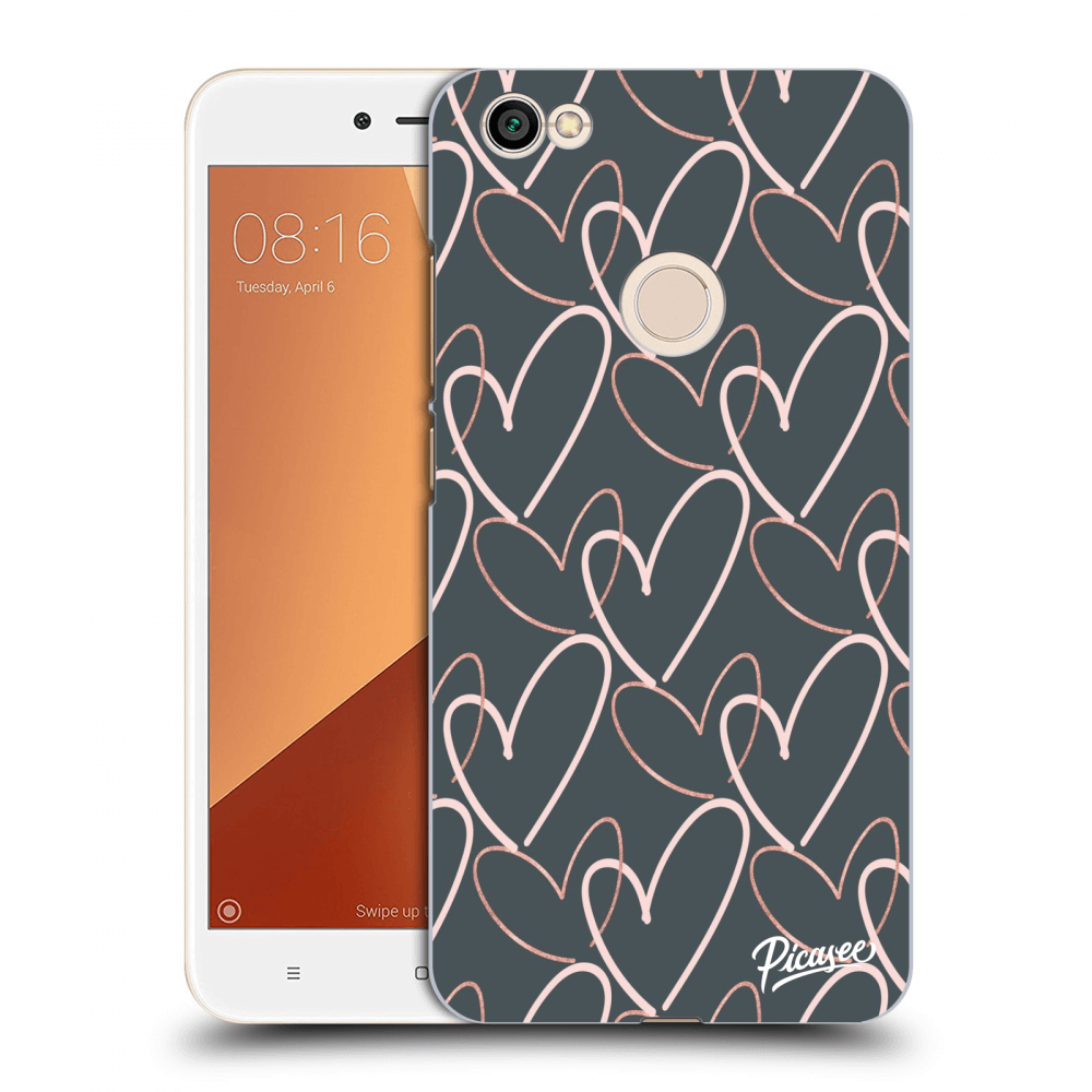 Picasee Xiaomi Redmi Note 5A Global Hülle - Transparenter Kunststoff - Lots of love