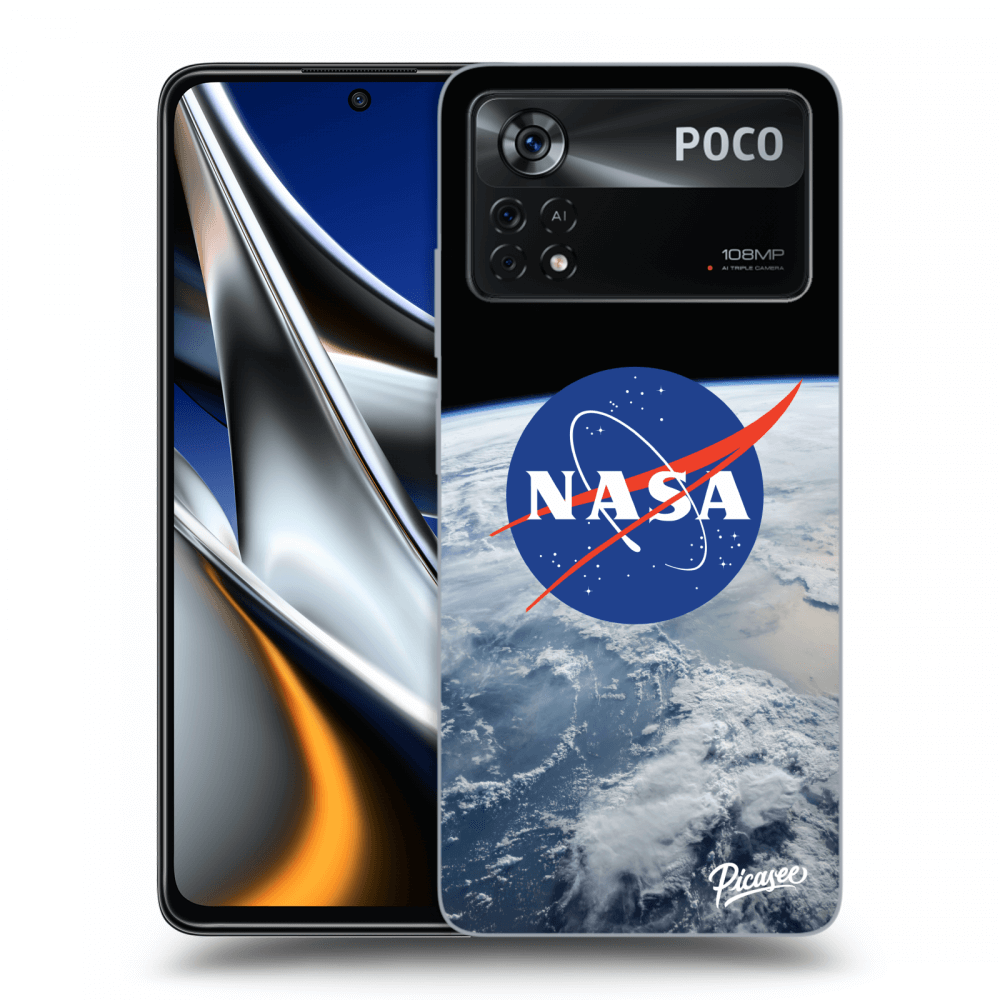 Picasee Xiaomi Poco M4 Pro Hülle - Schwarzes Silikon - Nasa Earth