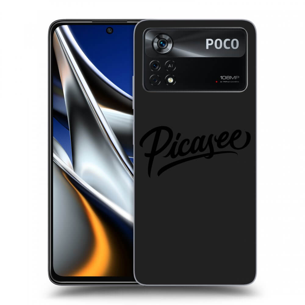 Picasee Xiaomi Poco M4 Pro Hülle - Schwarzes Silikon - Picasee - black