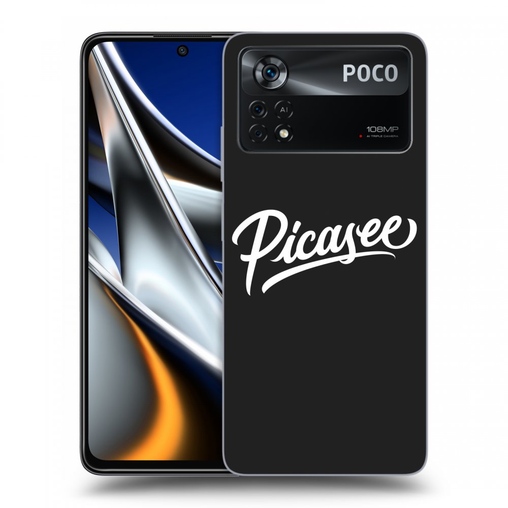 Picasee Xiaomi Poco M4 Pro Hülle - Schwarzes Silikon - Picasee - White