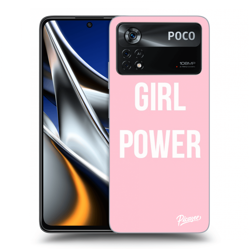 Picasee Xiaomi Poco M4 Pro Hülle - Schwarzes Silikon - Girl power