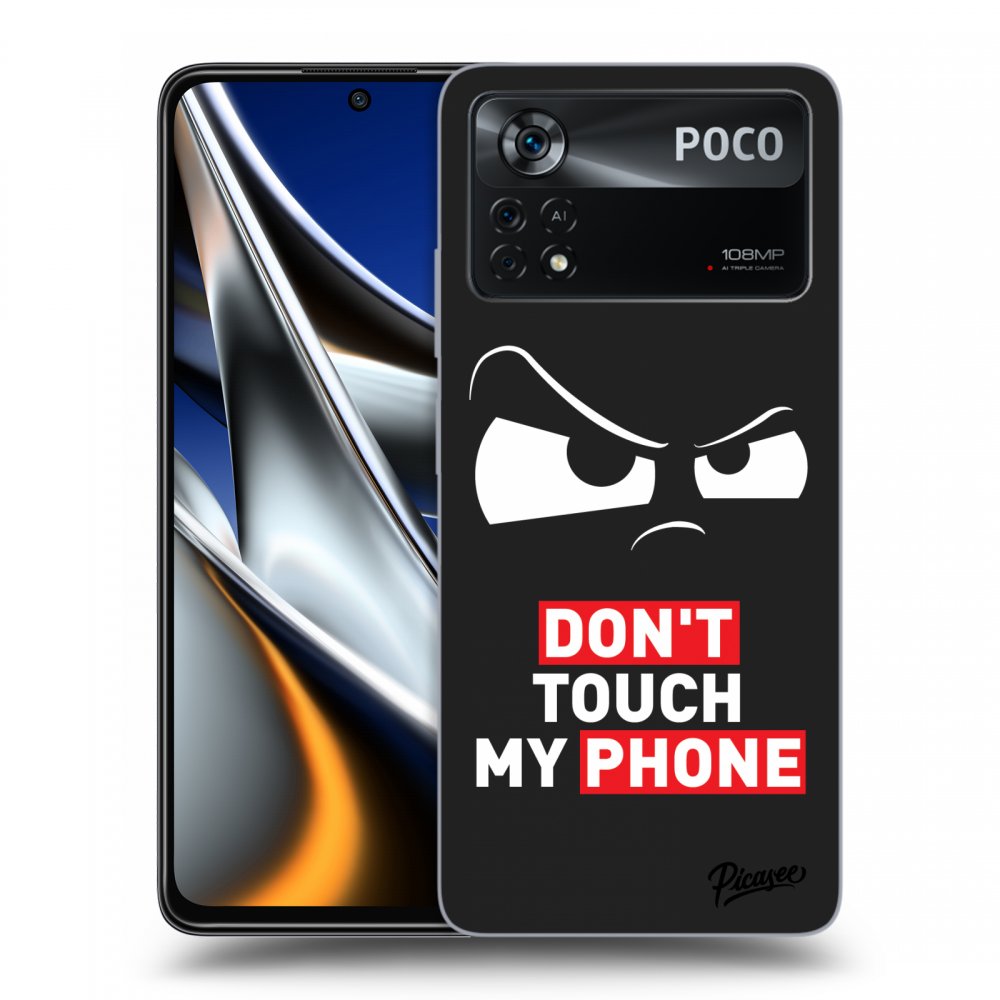 Picasee Xiaomi Poco M4 Pro Hülle - Schwarzes Silikon - Cloudy Eye - Transparent