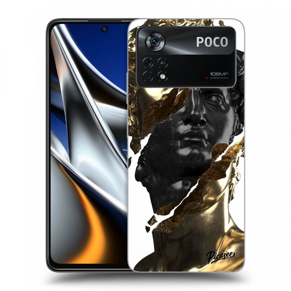 Picasee ULTIMATE CASE für Xiaomi Poco M4 Pro - Gold - Black