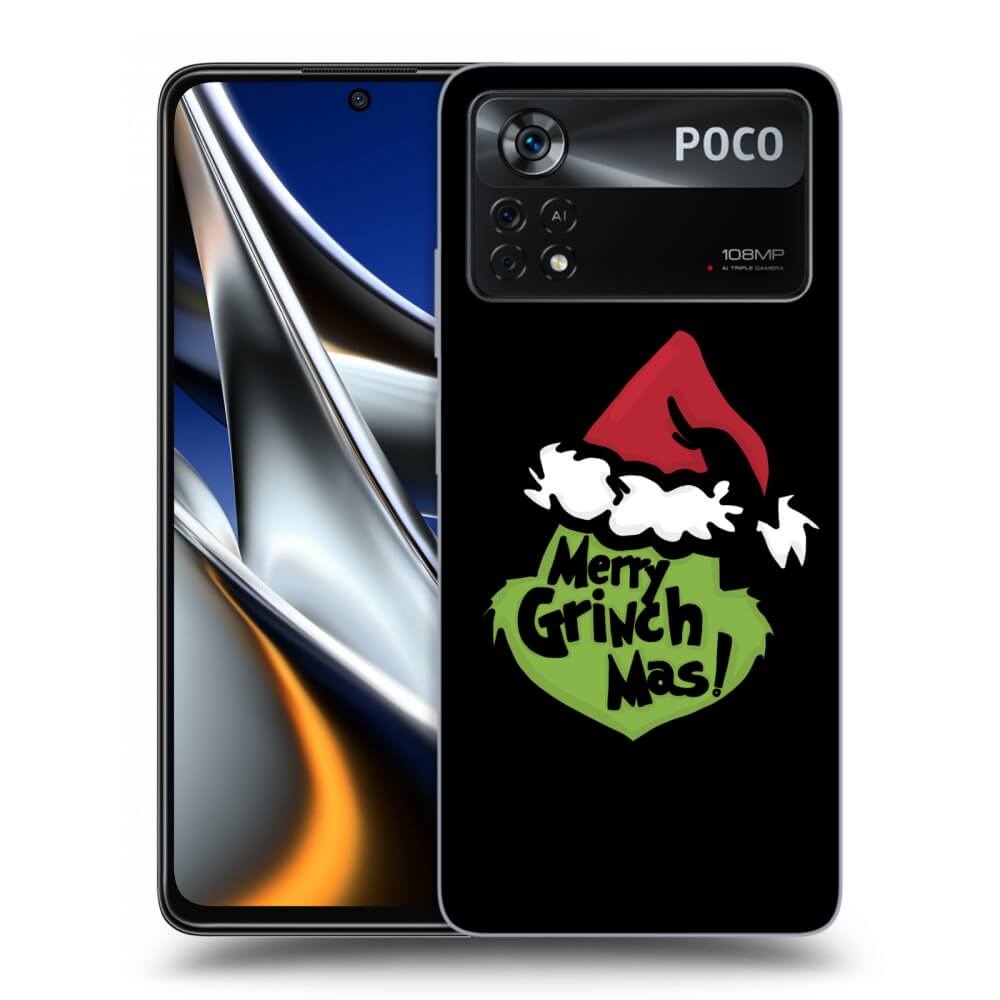 Picasee Xiaomi Poco M4 Pro Hülle - Schwarzes Silikon - Grinch 2