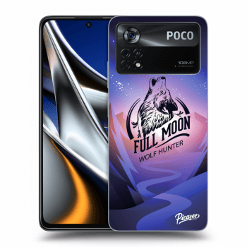Picasee Xiaomi Poco M4 Pro Hülle - Schwarzes Silikon - Wolf