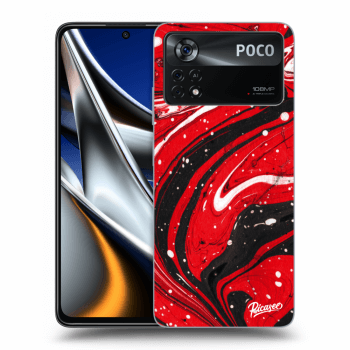 Picasee ULTIMATE CASE für Xiaomi Poco M4 Pro - Red black