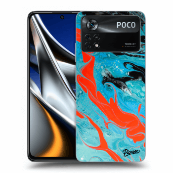 Hülle für Xiaomi Poco M4 Pro - Blue Magma
