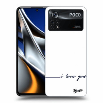 Hülle für Xiaomi Poco M4 Pro - I love you
