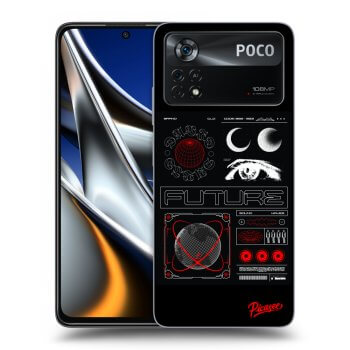 Picasee Xiaomi Poco M4 Pro Hülle - Schwarzes Silikon - WAVES
