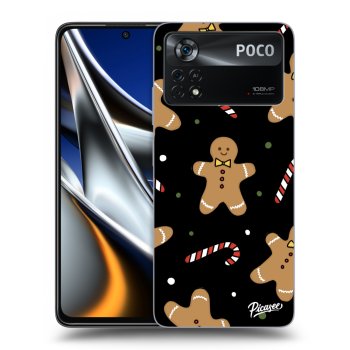 Picasee Xiaomi Poco M4 Pro Hülle - Schwarzes Silikon - Gingerbread