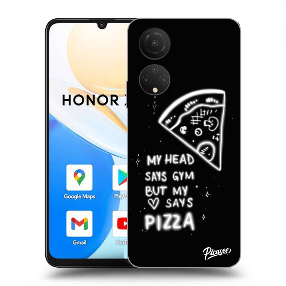 Picasee Honor X7 Hülle - Transparentes Silikon - Pizza