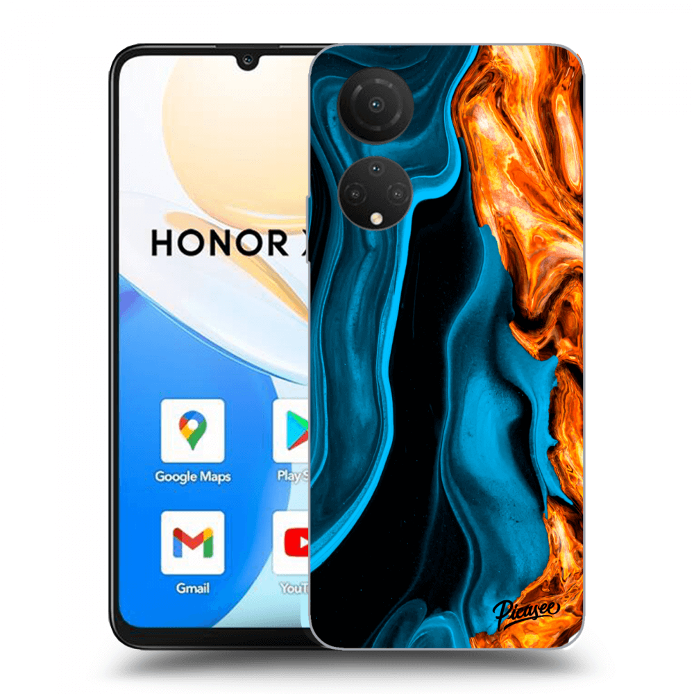 Picasee ULTIMATE CASE für Honor X7 - Gold blue
