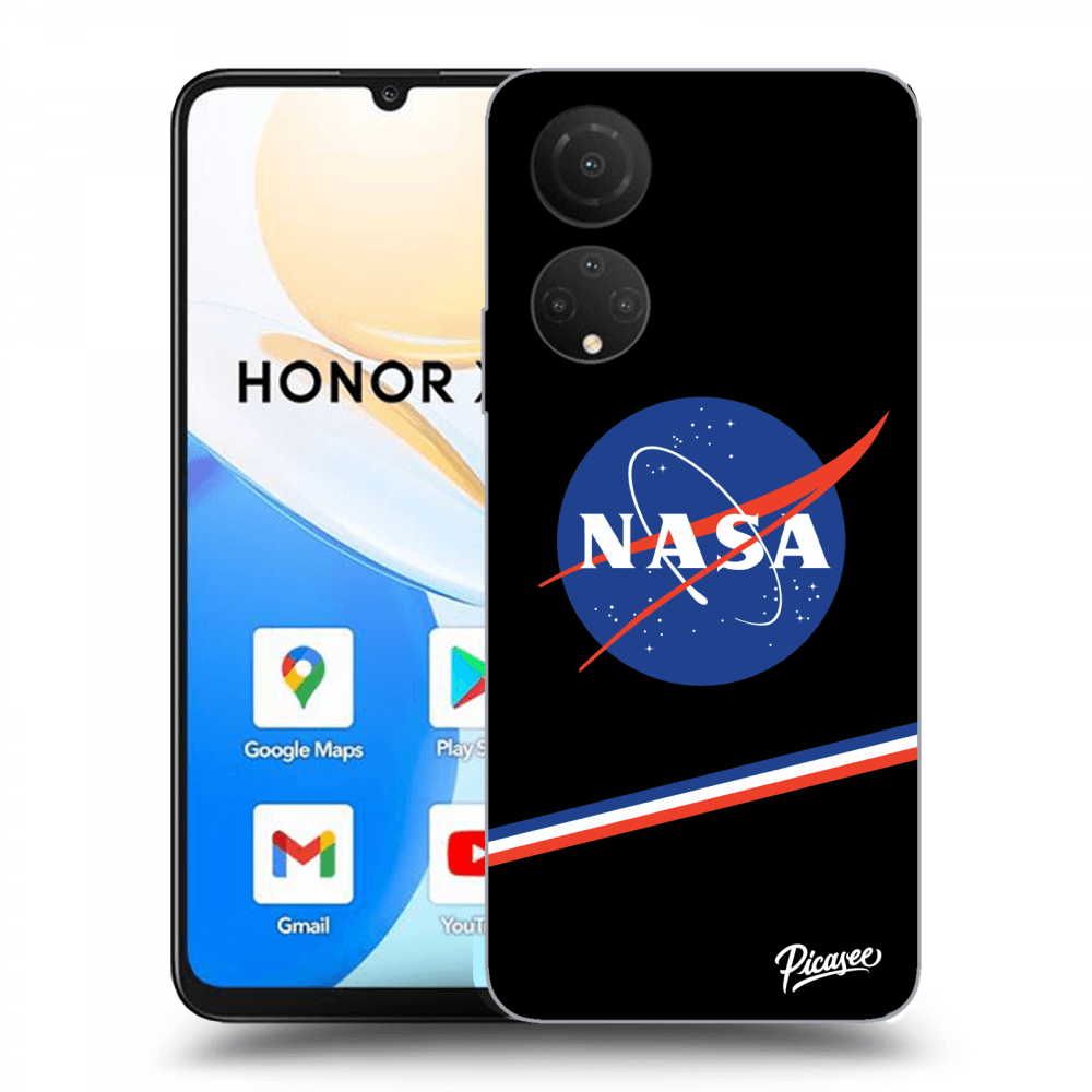 Picasee Honor X7 Hülle - Schwarzes Silikon - NASA Original