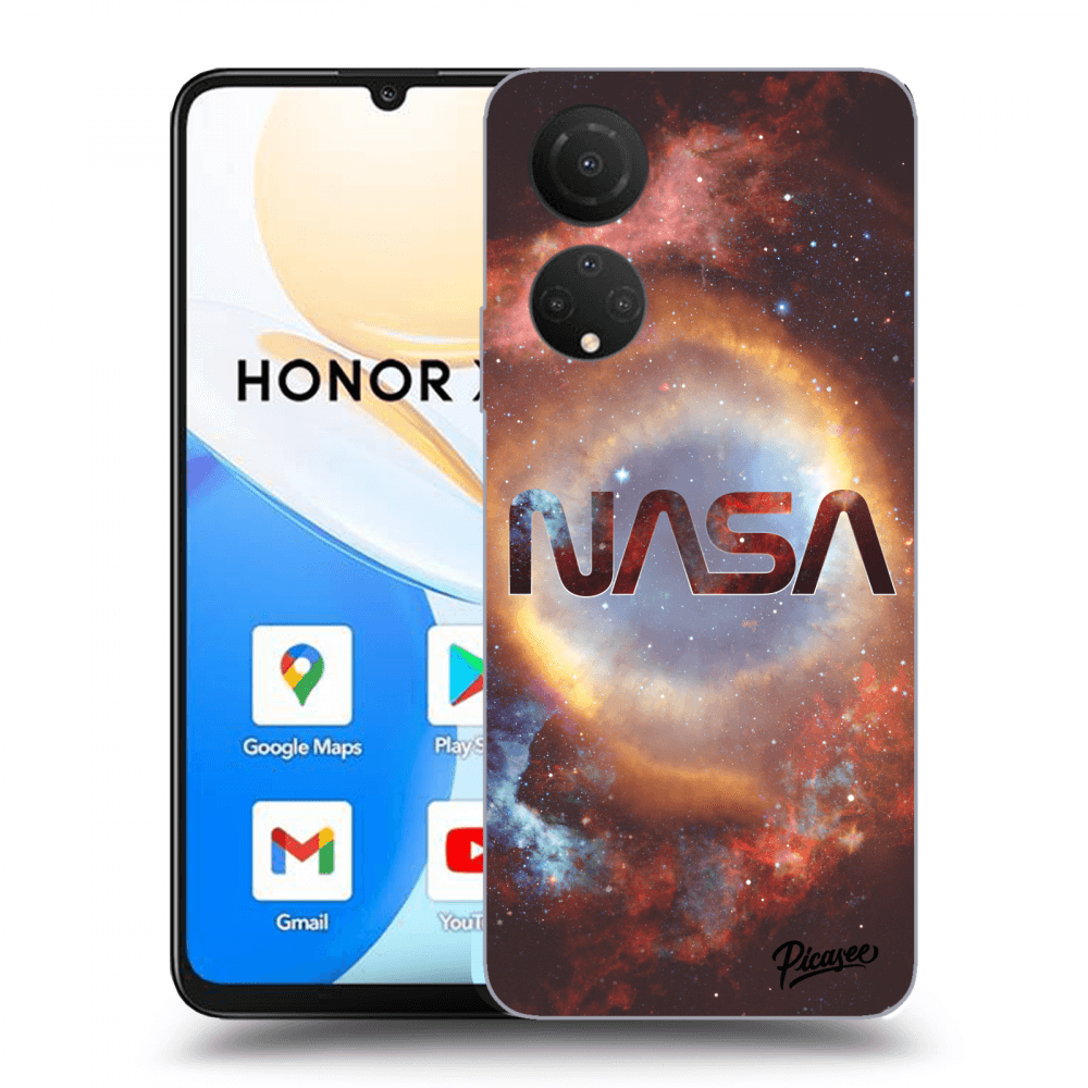 Picasee Honor X7 Hülle - Transparentes Silikon - Nebula