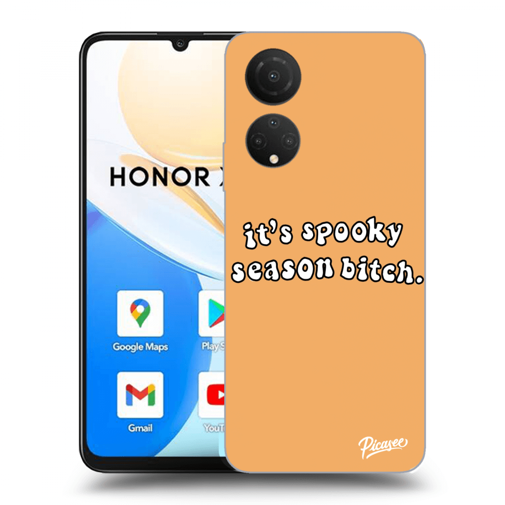 Picasee Honor X7 Hülle - Transparentes Silikon - Spooky season