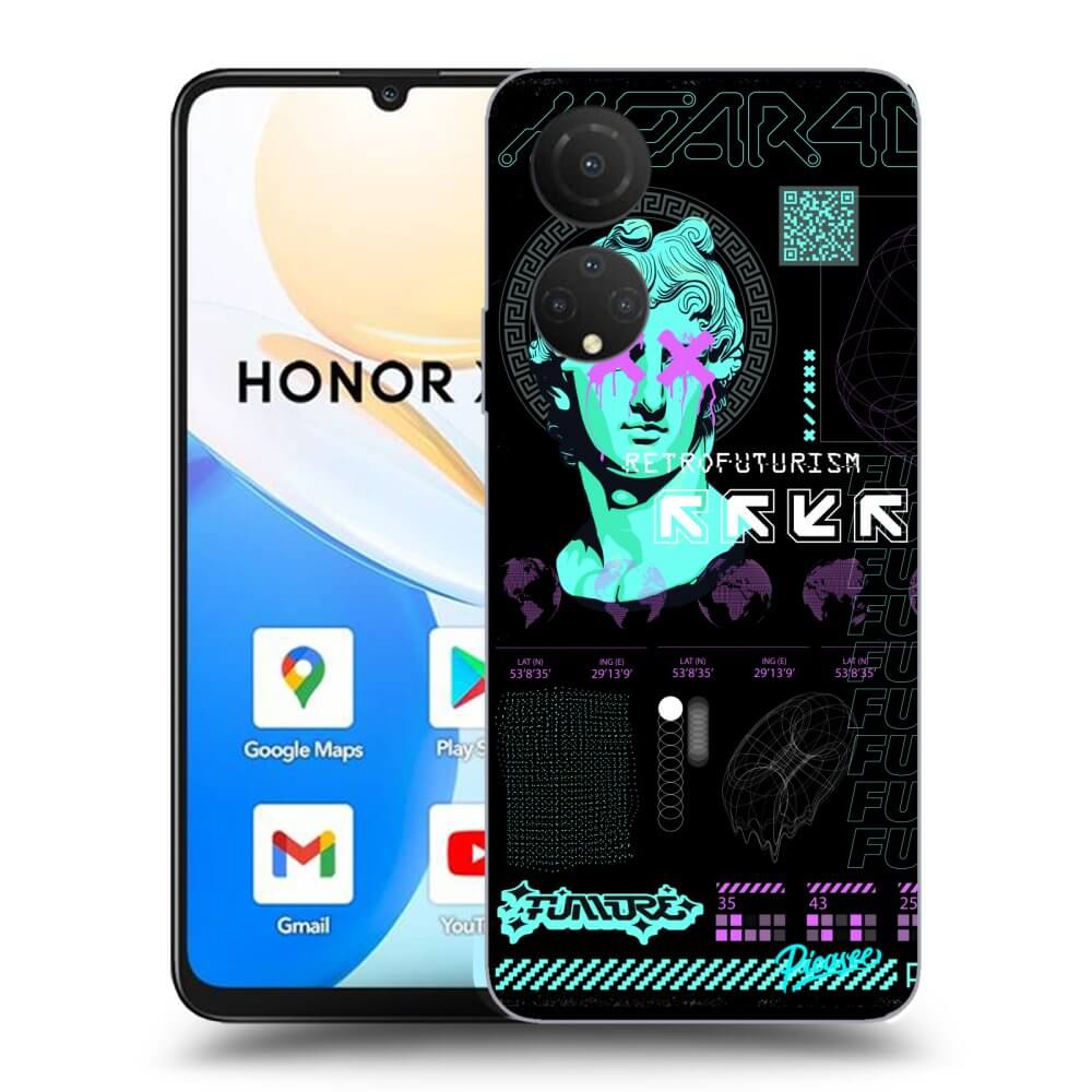Picasee Honor X7 Hülle - Transparentes Silikon - RETRO