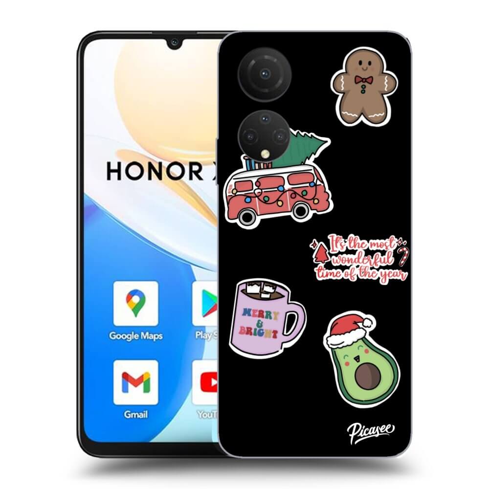 Picasee ULTIMATE CASE für Honor X7 - Christmas Stickers