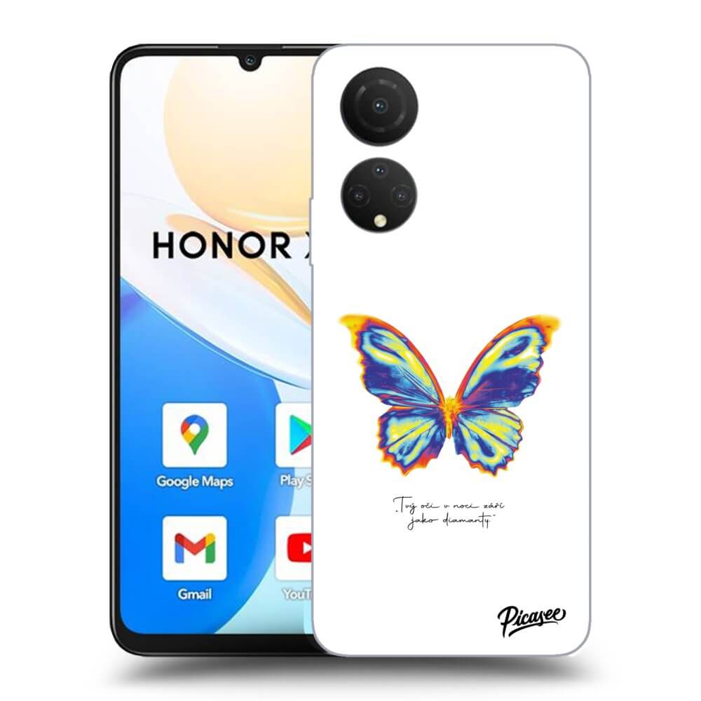 Picasee Honor X7 Hülle - Transparentes Silikon - Diamanty White
