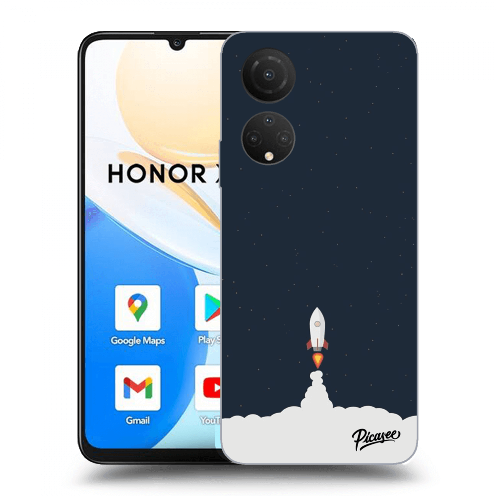 Picasee Honor X7 Hülle - Schwarzes Silikon - Astronaut 2
