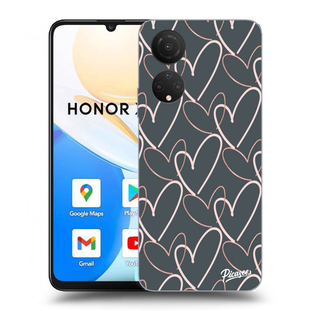 Picasee Honor X7 Hülle - Transparentes Silikon - Lots of love